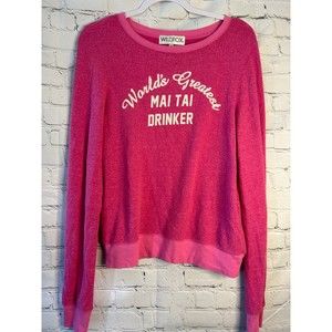 Cute Women's Wildfox Pullover Crewneck Hoodie